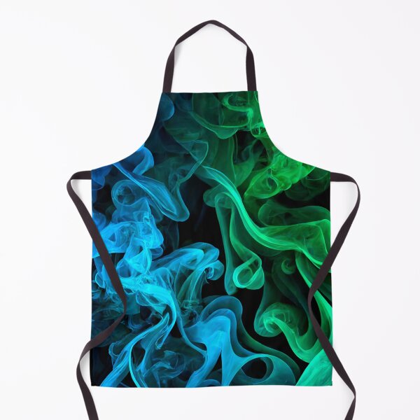 Item preview, Blue and Green Smoke designed and sold by ArtMadeByAI.