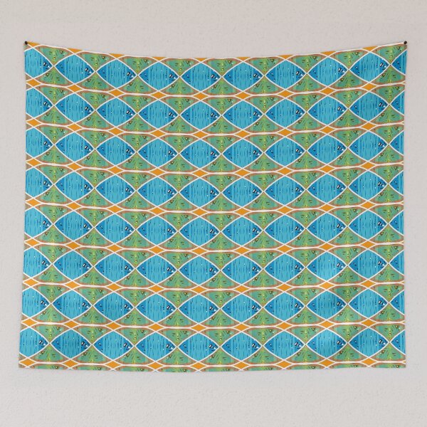 Item preview, Traditional fabric pattern washing with the Nine River pattern. designed and sold by MikoMiko-kokoro.