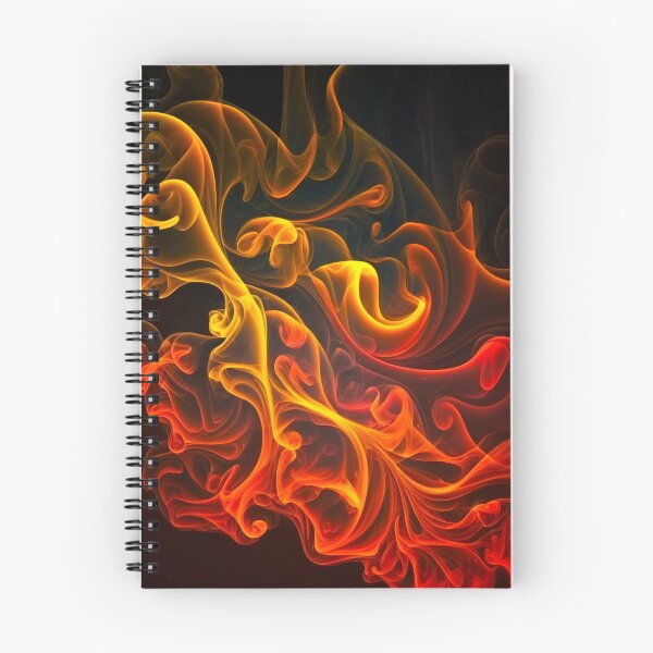 Item preview, Red and Yellow Smoke designed and sold by ArtMadeByAI.
