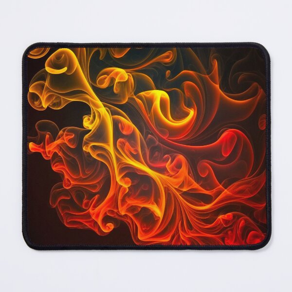 Item preview, Red and Yellow Smoke designed and sold by ArtMadeByAI.