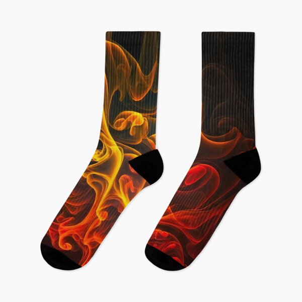Item preview, Red and Yellow Smoke designed and sold by ArtMadeByAI.