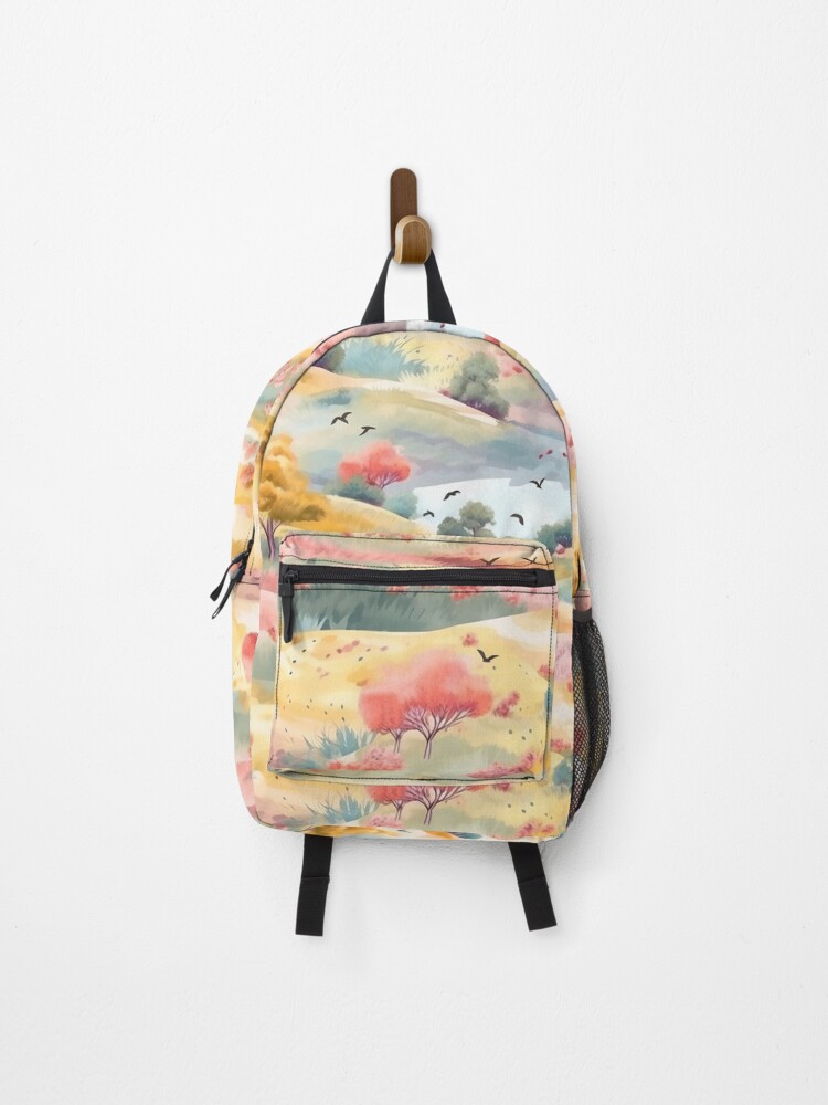 Thumbnail 1 of 3, Backpack, sunset colors designed and sold by Ritacaloe.