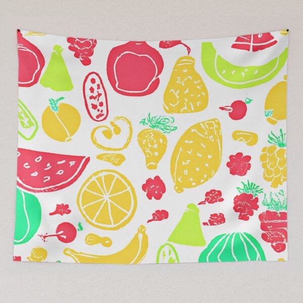 Item preview, Vibrant Colorful Fruits Pattern designed and sold by Health And Fitness Posts e-Store.