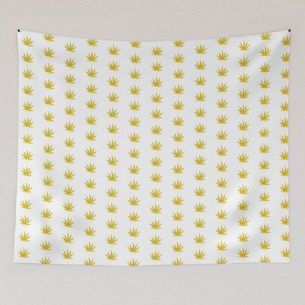 Item preview, A YELLOW CANNABIS LEAF. designed and sold by coffeeflavour.