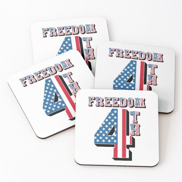 Item preview, Freedom 4th - American Flag Text designed and sold by Whimsical  Thinker.