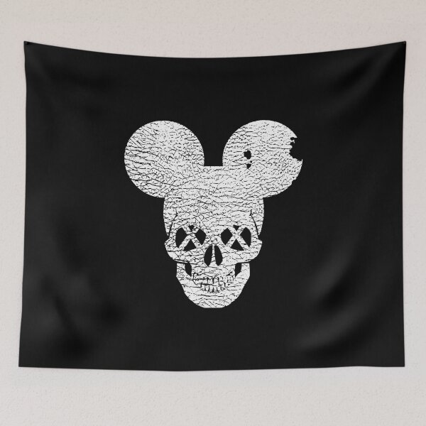 Item preview, Destroyed underground skull with mouse ears. Underground art for underground people. designed and sold by paulo silveira.