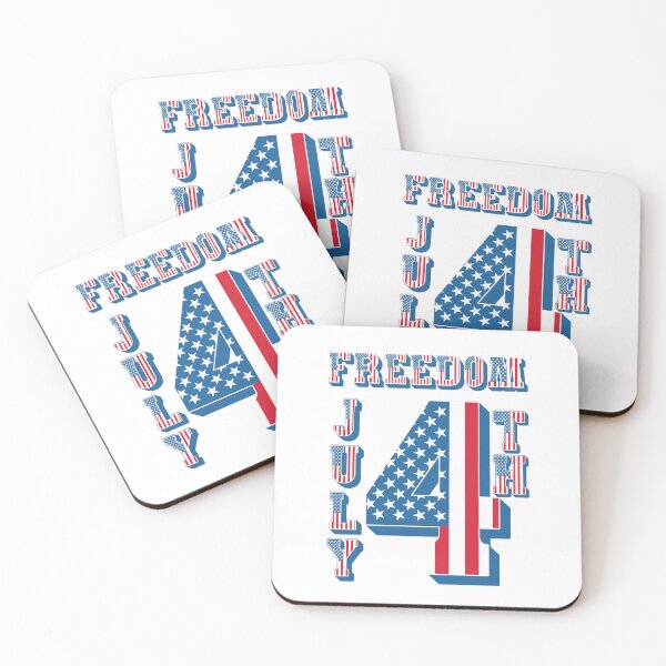 Item preview, July 4th Freedom - American Flag Text designed and sold by Whimsical  Thinker.