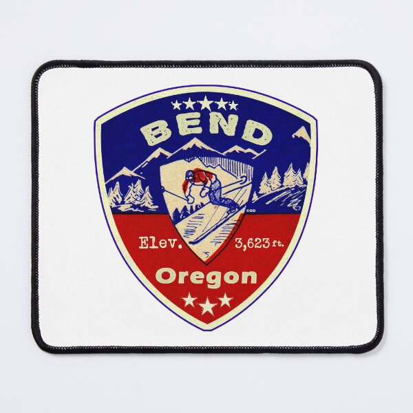 Item preview, Bend Oregon Skiing Ski Mountains OR designed and sold by DESTINATIONS DECAL.