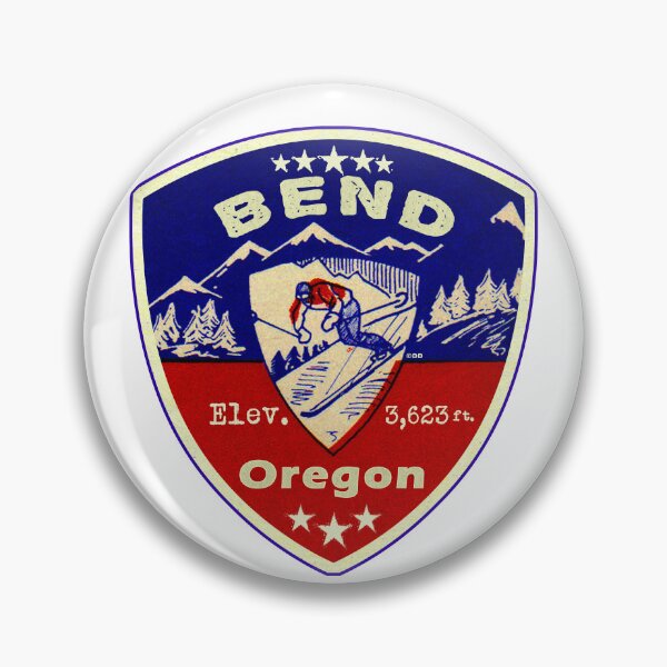 Item preview, Bend Oregon Skiing Ski Mountains OR designed and sold by DESTINATIONS DECAL.
