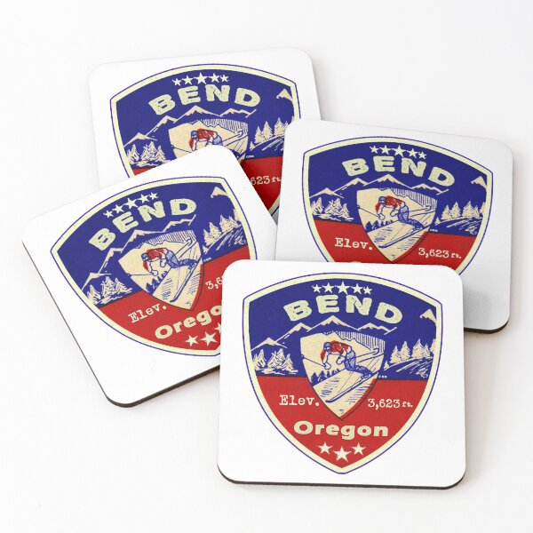 Item preview, Bend Oregon Skiing Ski Mountains OR designed and sold by DESTINATIONS DECAL.