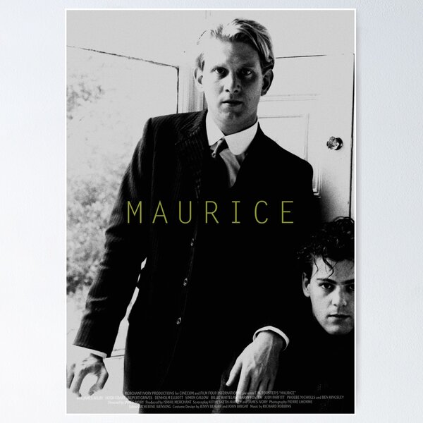 "maurice (1987) I black and whiste poster" Poster for Sale by rosariumthings