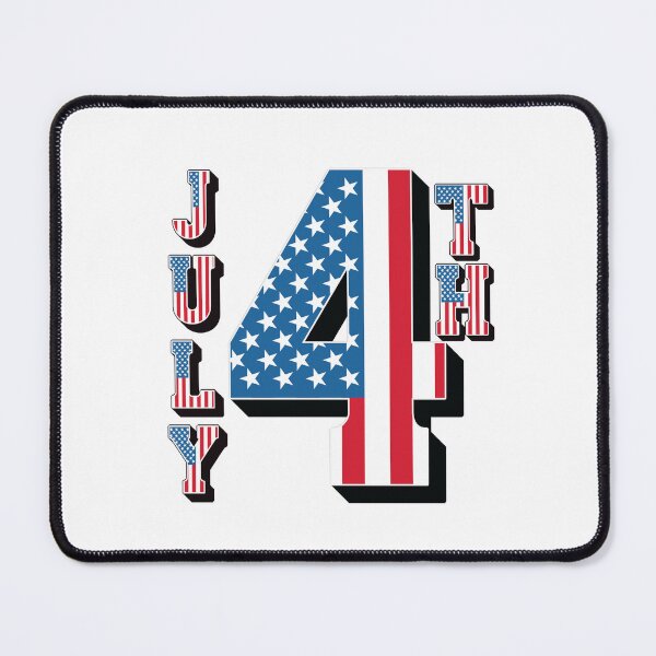 Item preview, July 4th - American Flag Text designed and sold by Whimsical  Thinker.