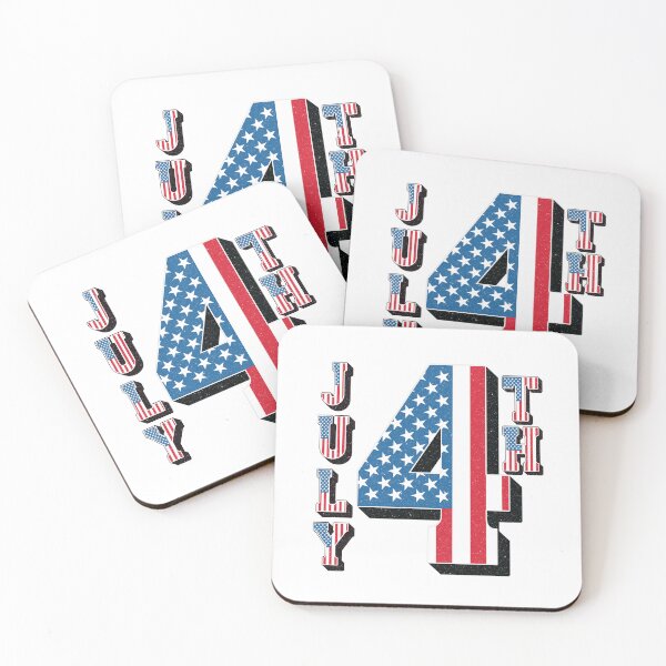 Item preview, Vintage July 4th - American Flag Text designed and sold by Whimsical  Thinker.