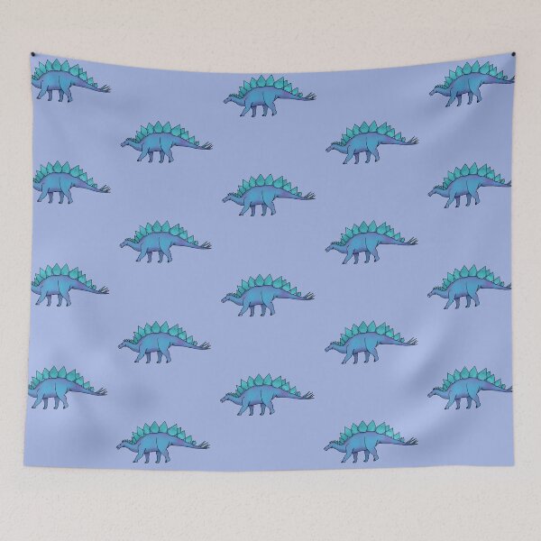 Item preview, Colorful happy Stegosaurus, dinosaur designed and sold by LilDinoBoy.