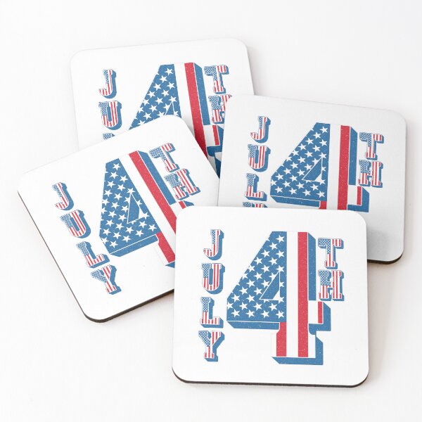 Item preview, Vintage American Flag - July 4th Text  designed and sold by Whimsical  Thinker.