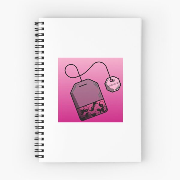 Item preview, SpiritualiTEA bolsita de té de espiritualidad yin yang en rosa designed and sold by StitchesSleeves.