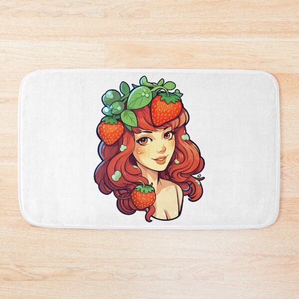 Item preview, Captivating Strawberry Woman Portrait designed and sold by Artwyz.