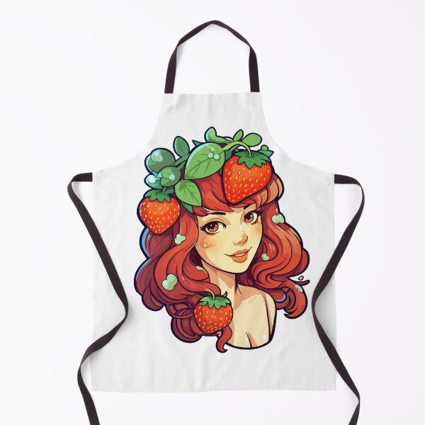 Item preview, Captivating Strawberry Woman Portrait designed and sold by Artwyz.