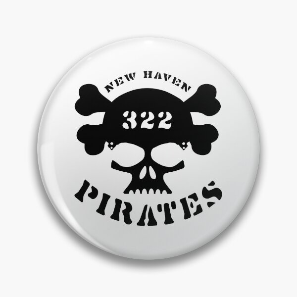 Item preview, NEW HAVEN PIRATES. 322. BLACK PRINT. designed and sold by 5hertz.