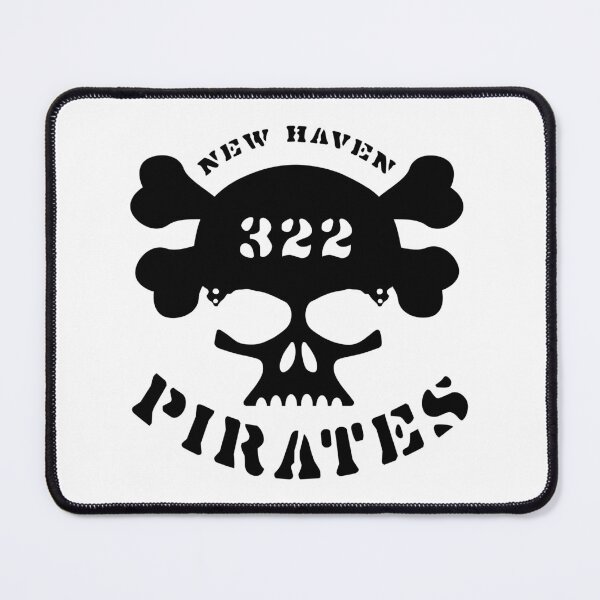 Item preview, NEW HAVEN PIRATES. 322. BLACK PRINT. designed and sold by 5hertz.