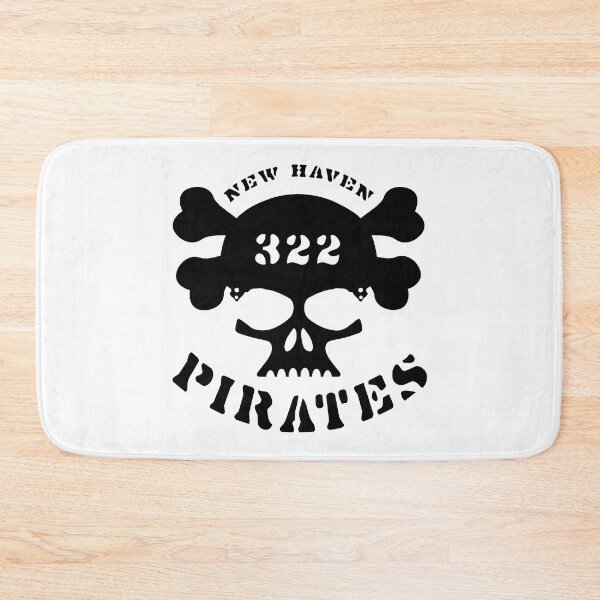 Item preview, NEW HAVEN PIRATES. 322. BLACK PRINT. designed and sold by 5hertz.