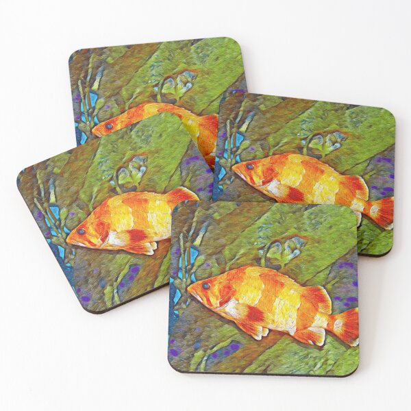 Artikelvorschau, STRIPED GOLDEN FISH entworfen und verkauft von ArtbyRolleen.