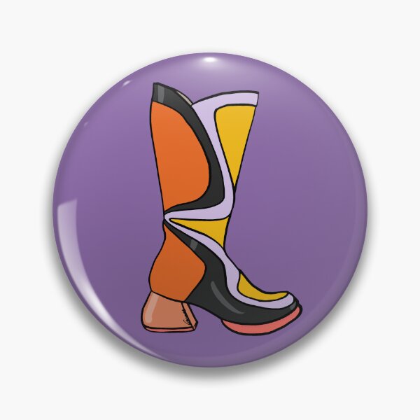 Item preview, Fluevog Warhol Boot Orange designed and sold by anne m bray.