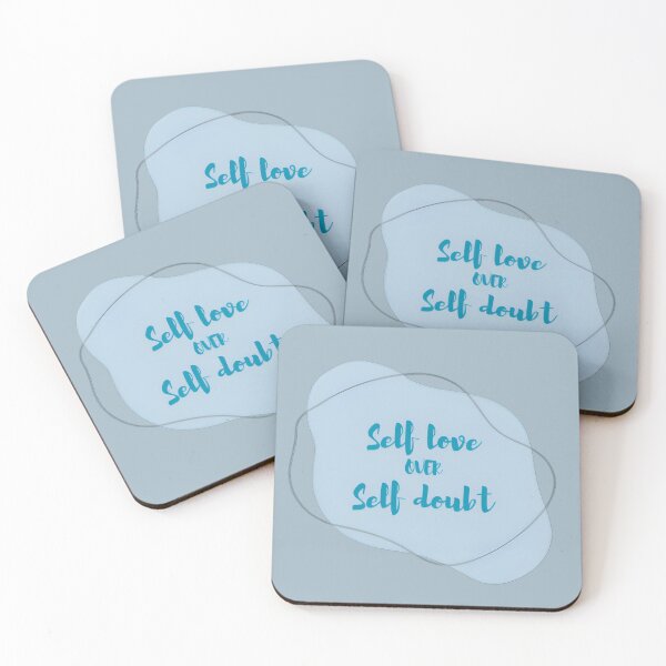 Item preview, Self love over self doubt designed and sold by EnchantedThread.