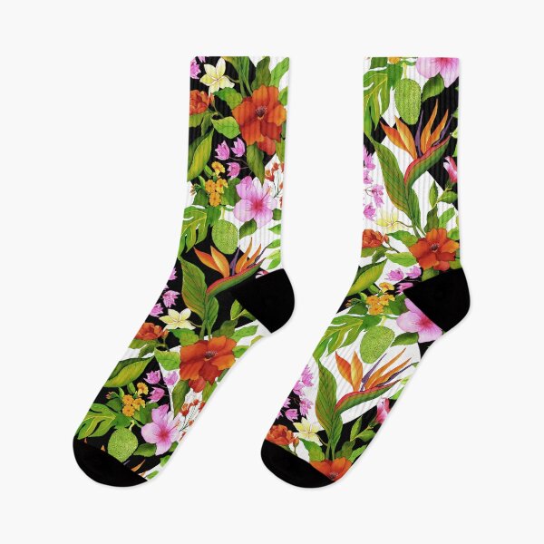 Item preview, Black and White Tropical Flora designed and sold by Carolina Diaz.