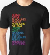 Science is Real Black Lives Matter Unisex T-Shirt