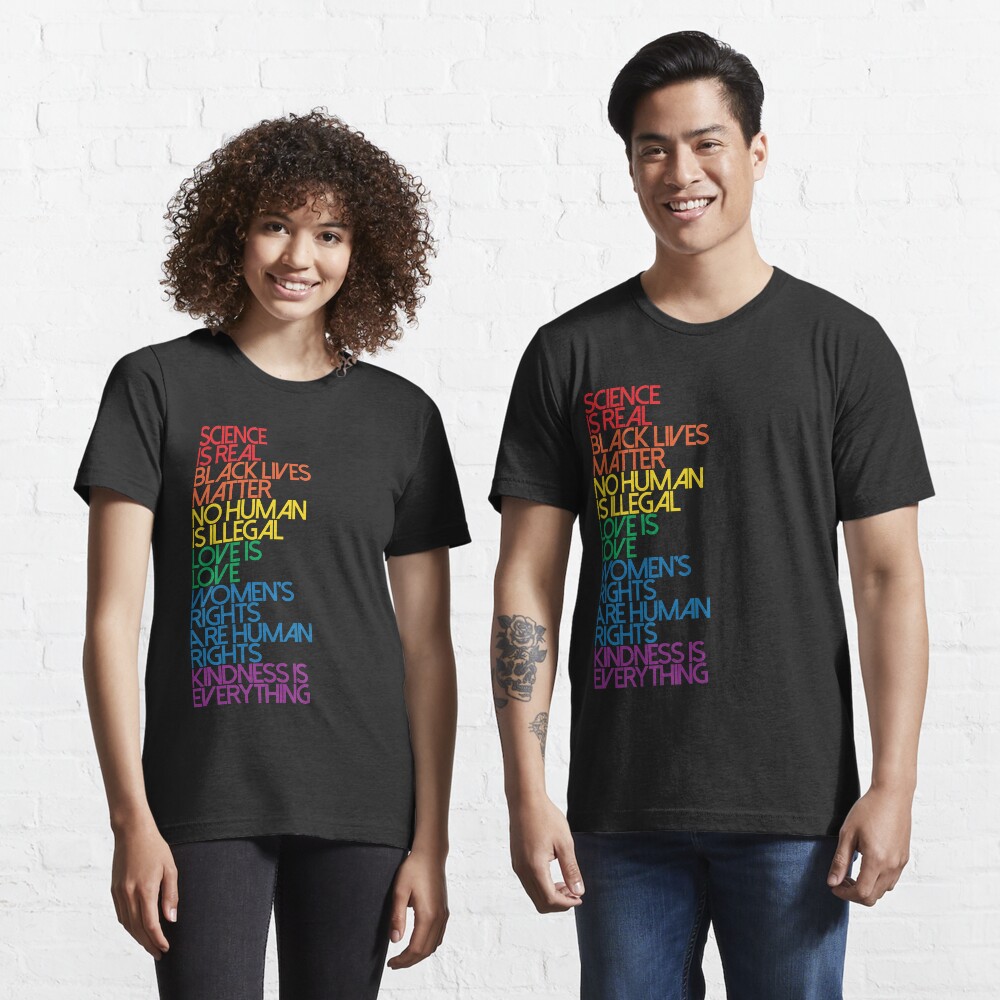 Science is Real Black Lives Matter Essential T-Shirt