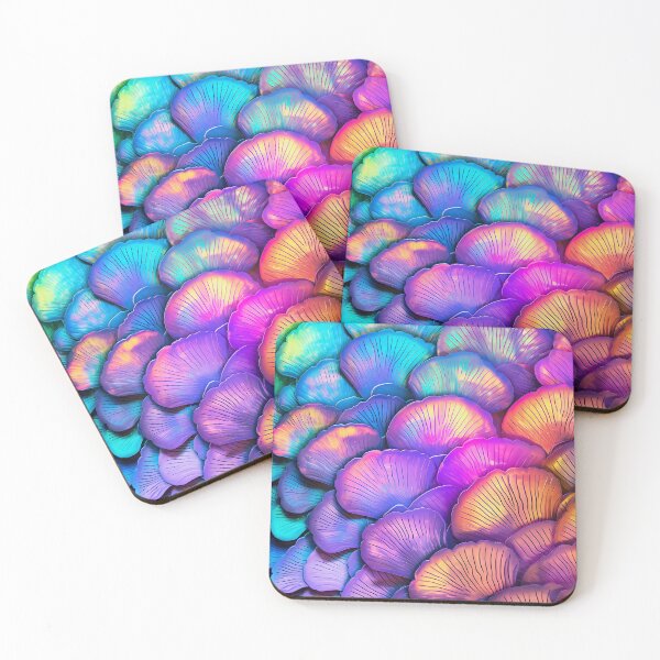 Item preview, Rainbow Seashells: Vibrant Gradient Beach Delight designed and sold by SweetWhiskers.