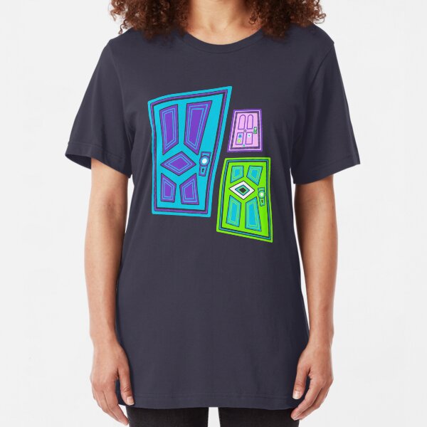 PICK A DOOR! Slim Fit T-Shirt