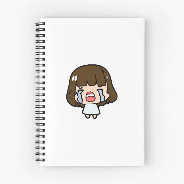 Item preview, Chica de dibujos animados llorando designed and sold by HyperSunken.