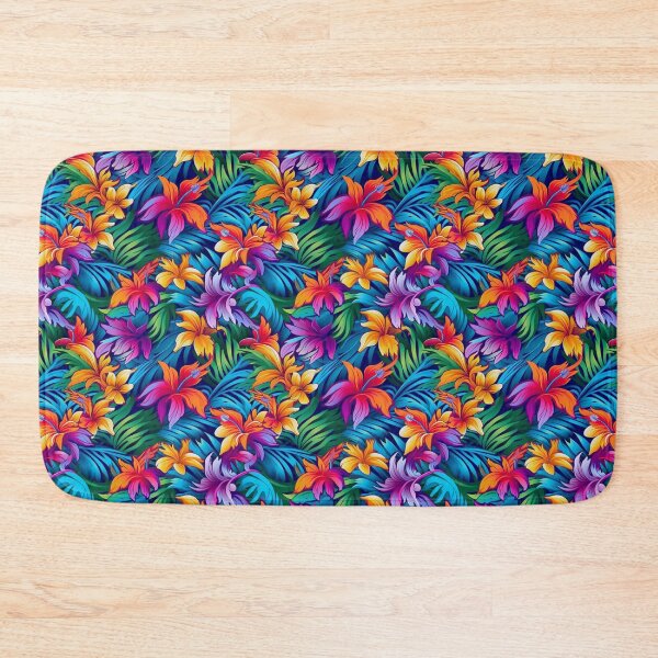Item preview, Vibrant Tropical Pattern with Colorful Leaves designed and sold by GiveMeMood.