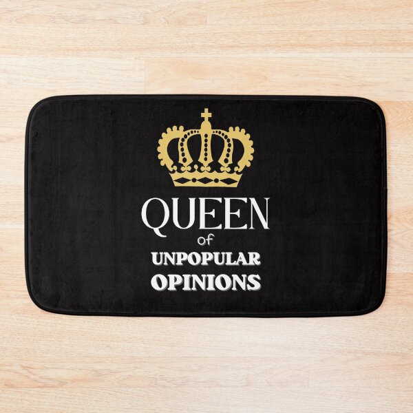 Item preview, QUEEN of UNPOPULAR OPINIONS sarcastic funny quote crown designed and sold by lesvalises.