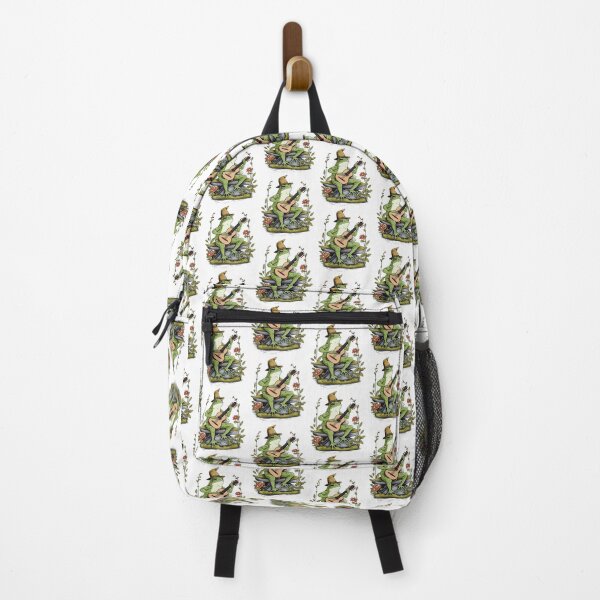 Item preview, Cottagcore Aesthetic Frog Playing Guitar Banjo Graphic designed and sold by sanadkarmakar.