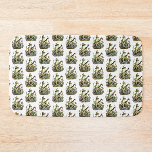 Item preview, Cottagcore Aesthetic Frog Playing Guitar Banjo Graphic designed and sold by sanadkarmakar.