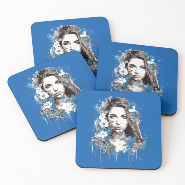 Item preview, Floral Illustration - Trash Polka Inspired - Greek woman designed and sold by brindled.