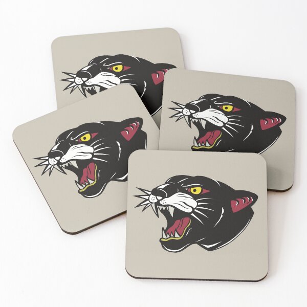 Item preview, Black panther - American traditional tattoo flash designed and sold by Lucadoingart.