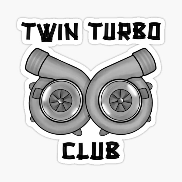 Twin Turbo Stickers for Sale