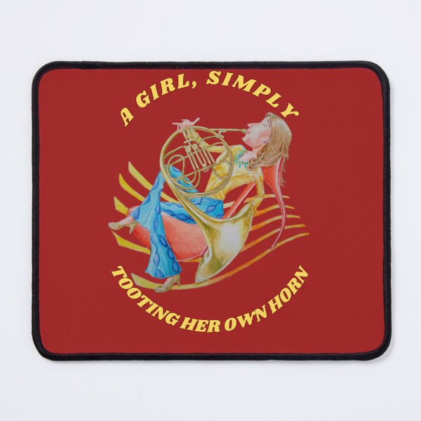 Item preview, A GIRL SIMPLY TOOTING HER OWN HORN designed and sold by DennisKing.