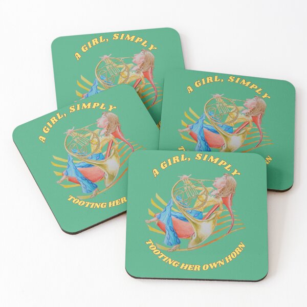 Item preview, A GIRL  SIMPLY TOOTING HER OWN HORN designed and sold by DennisKing.