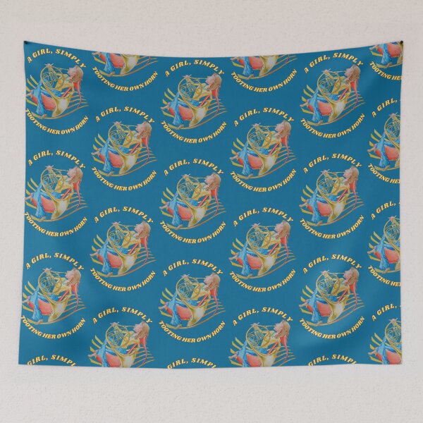 Item preview, A GIRL  SIMPLY TOOTING HER OWN HORN designed and sold by DennisKing.