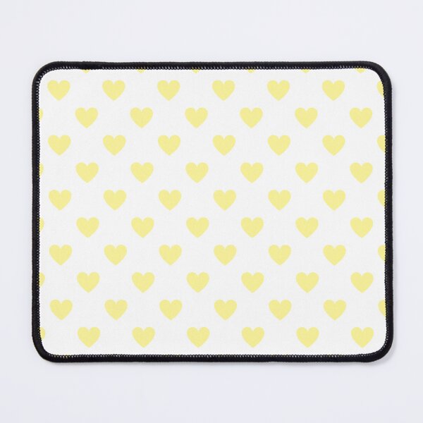 Item preview, Yellow heart print on white 2 - small designed and sold by LittleBettyMakes.