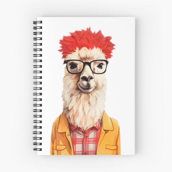 Artikelvorschau, Hipster Lama #lama entworfen und verkauft von JBJart.