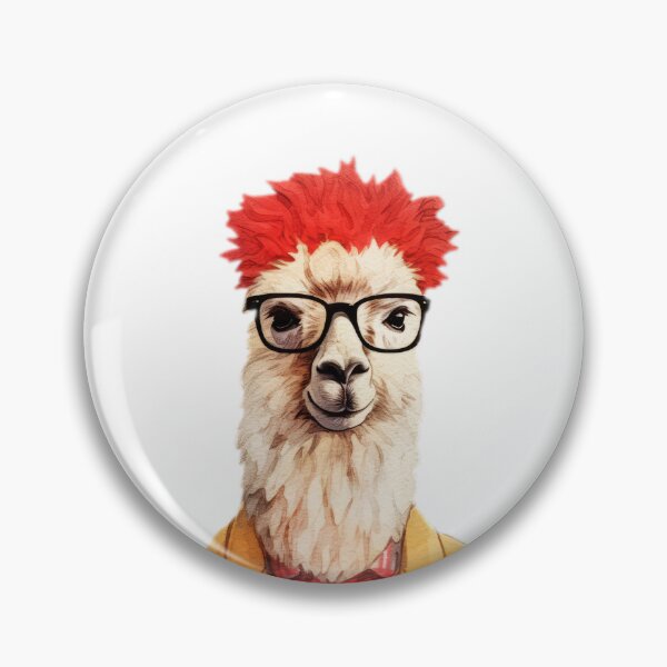 Artikelvorschau, Hipster Lama #lama entworfen und verkauft von JBJart.