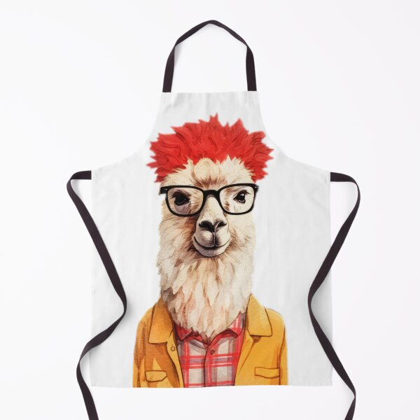 Artikelvorschau, Hipster Lama #lama entworfen und verkauft von JBJart.