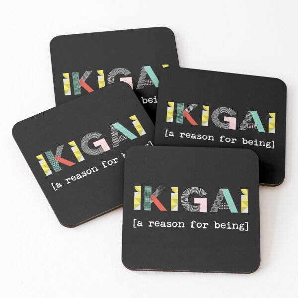 Item preview, Ikigai | A Reason For Being | Japanese Saying Meaning Definition | Life's Purpose and Meaning | Typography designed and sold by Angie Menegay.