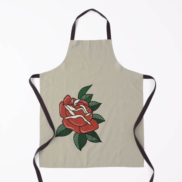 Item preview, Red rose - American traditional tattoo flash designed and sold by Lucadoingart.